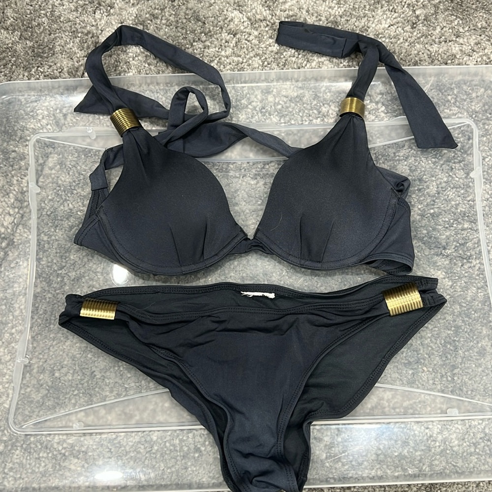 H&M Gray Bikini Set - Size Small